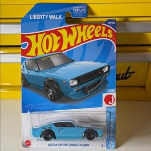 Blue Nissan Skyline 2000GT-R LBWK Toy Car